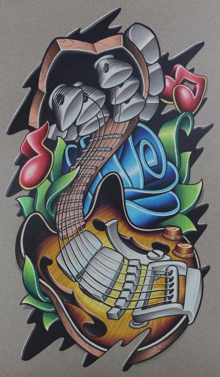 Tattoos - Hollow Body Guitar - 79591